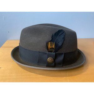 Goorin Bros. Fedora, 100% Wool - Olive, SZ X-Large (7 5/8)